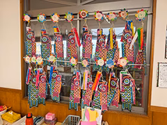 5月2日に行われた、こいのぼり集会の様子③