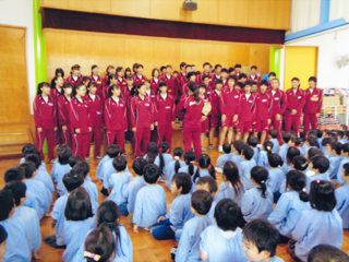 土浦市立第四中学校3年生のみなさんとの交流
