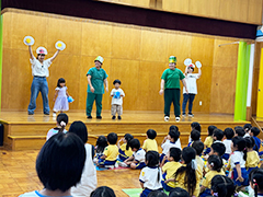 2024年6月に行われた雨降り集会（ミルキーウェイ）の様子①