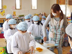給食当番体験